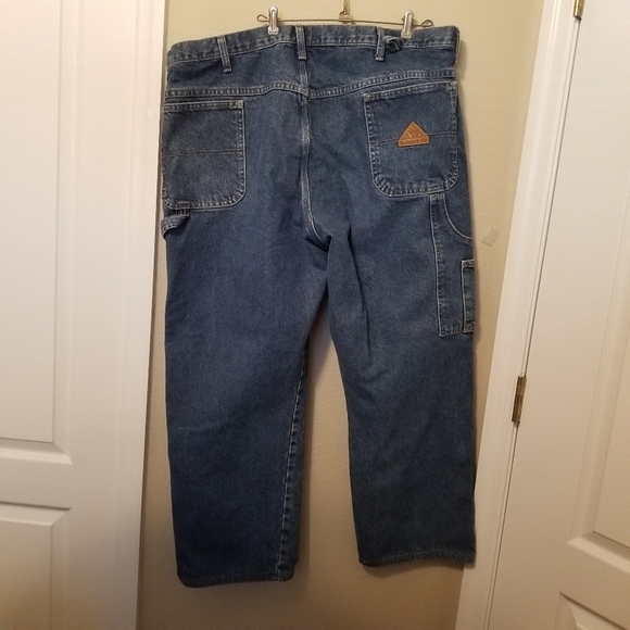 Bulwark FR 46x29 Mens Flame Resistant Denim Work Jeans  5 pocket Carpenter - Picture 11 of 11